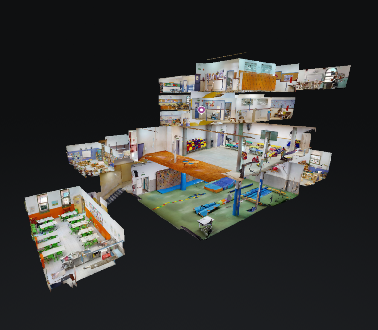 Tour virtual estilo dollhouse del edificio